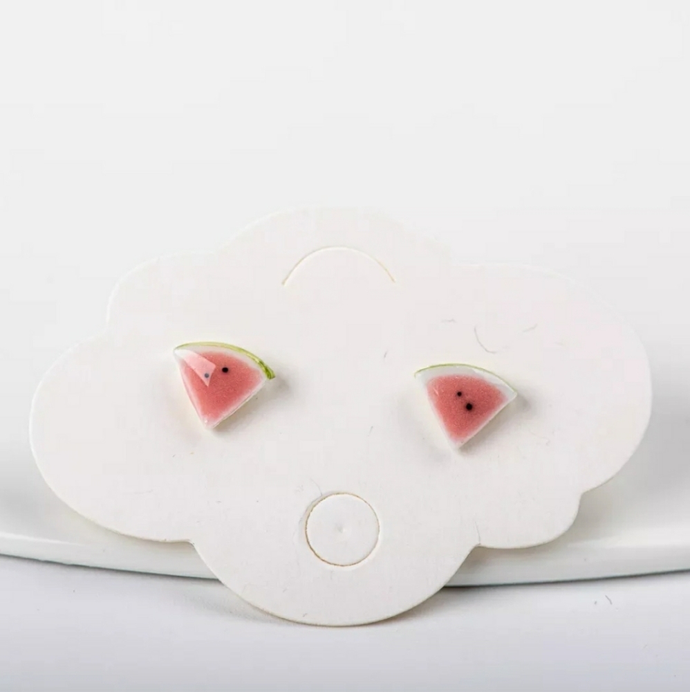 Korean Cute Watermelon Stud Earrings